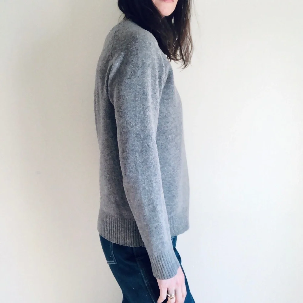J.Crew Gray Lambswool Sweater - Picture 4 of 14